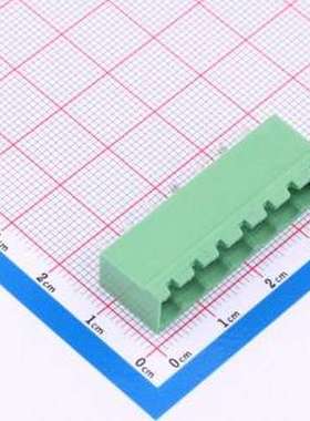 DB2EVC-5.0-7P-GN 插拔式接线端子 5mm 排数:1 每排P数:7 绿色 插