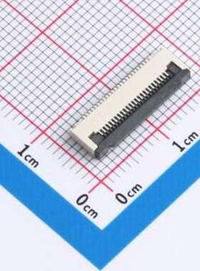 GT-F0502SR20-24SMT01 FFC/FPC连接器 翻盖式 下接 P数:24P 间距: