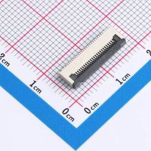 GT-F0502SR20-24SMT01 FFC/FPC连接器 翻盖式 下接 P数:24P 间距: