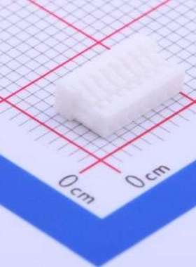 A1001HB-08PN0WNPN20G 胶壳(线对板/线对线) 1mm 1x8P 白色 P=1mm