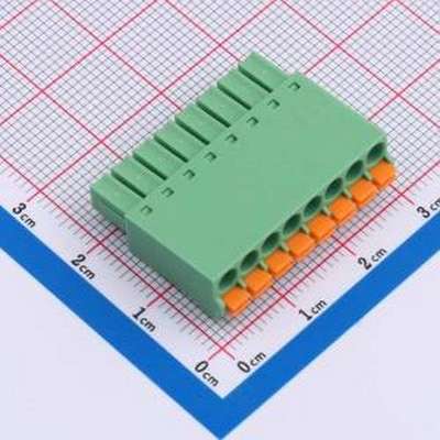 1952322 插拔式接线端子 3.5mm 排数:1 每排P数:8