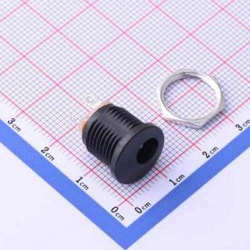 DC-D022-200 DC电源连接器 DC电源插座 内径:2mm 外径:6.2mm 两件