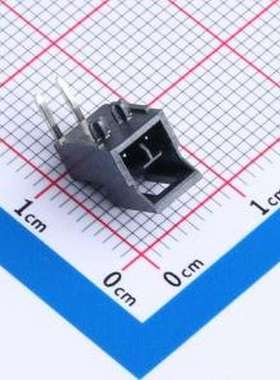 1053131102 线对板针座 1x2P 间距:2.5mm 弯插 弯插,P=2.5mm