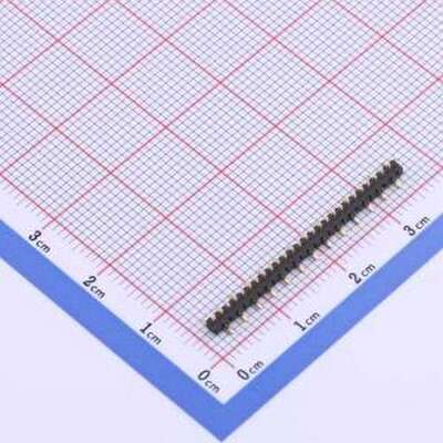 X1311WVS-27J-C18D42R1 排针 1x27P 间距:1.27mm 方针 SMD,P=1.27