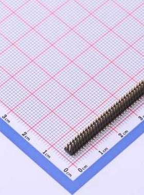 X1321WVS-2x33J-C40D53 排针 2x33P 间距:1.27mm 方针 SMD,P=1.27