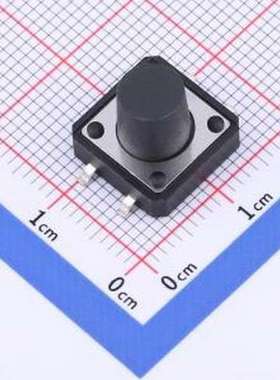 TSF002A10026A 轻触开关 12*12*10mm 立贴 轻触开关 SMD