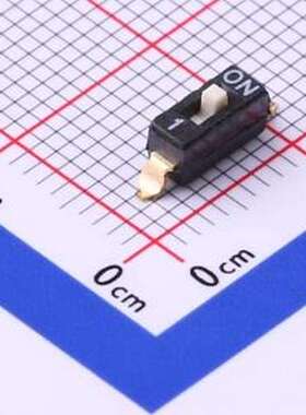 DSIC01LS-P 拨码开关 平拨,凸起式 1位拨码开关 SMD,3.5x6.2mm