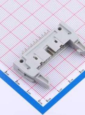 DS1011-20SBSiA7-B IDC刺破式连接器(牛角/简牛) 2.54mm 2x10P 排
