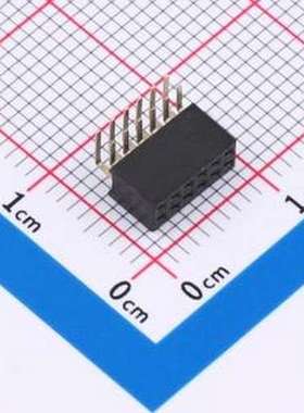 IPCP127F12PB28R 排母 间距:1.27mm 弯插 弯插,P=1.27mm