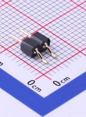 MH254RS-11-02-1000 排针 间距:2.54mm 1x2P 卧贴 圆针 SMD,P=2.5