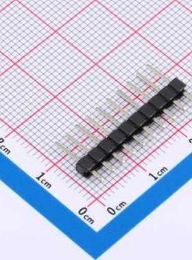 IPCP254M10PB08V 排针 间距:2.54mm 直插 插件,P=2.54mm