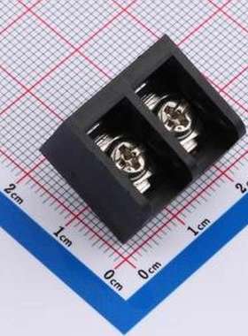 MXHB9500-9.5-02P-BK01-Cu-S-A 栅栏式接线端子 9.5mm 1x2P 边脚