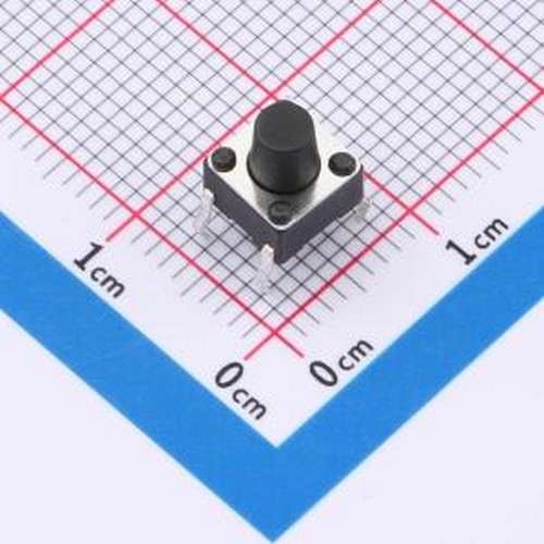 TS013-CBW1FH7.0 轻触开关 6*6*7.0mm 直插 250GF 轻触开关 插件-