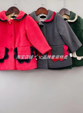 6122秋冬季内里加绒超柔软 毛呢外套80.85.90