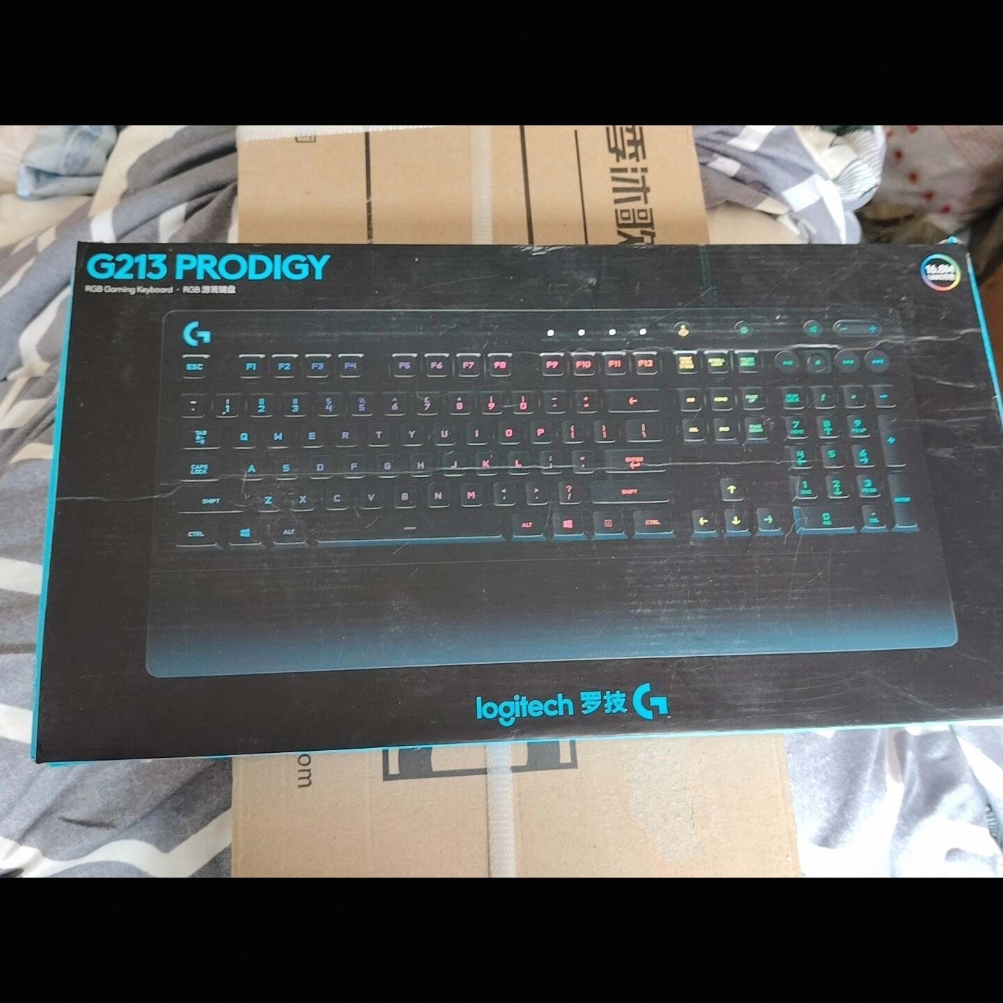现货正品 罗技G213 Prodigy游戏有线无延迟键盘  RGB灯光
