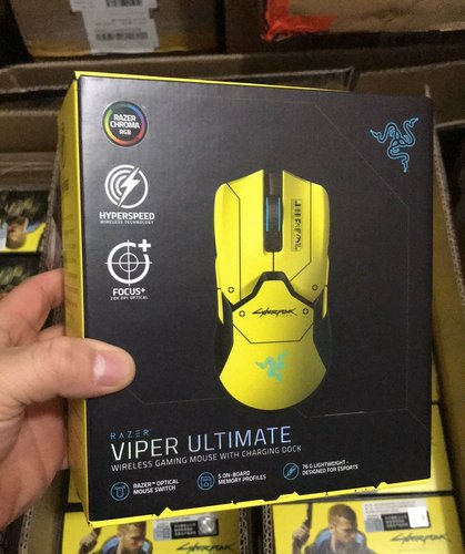 现货雷蛇毒蝰2077赛博朋克鼠标