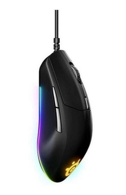 SteelSeries赛睿 rival100/3 RGB光学电竞绝地求生/lol游戏鼠标