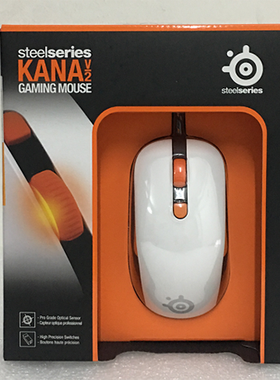 现货全新 正品 赛睿KANA V2 黑色/白色 绝版 电竞游戏FPS鼠标
