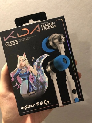 现货罗技g333入耳式有线耳机耳塞