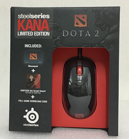 赛睿KANA DOTA2刀塔2鼠标送黑刀剑圣坎图沙古卷之剑送垫 