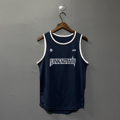 无袖运动T恤男子美式宽松速干