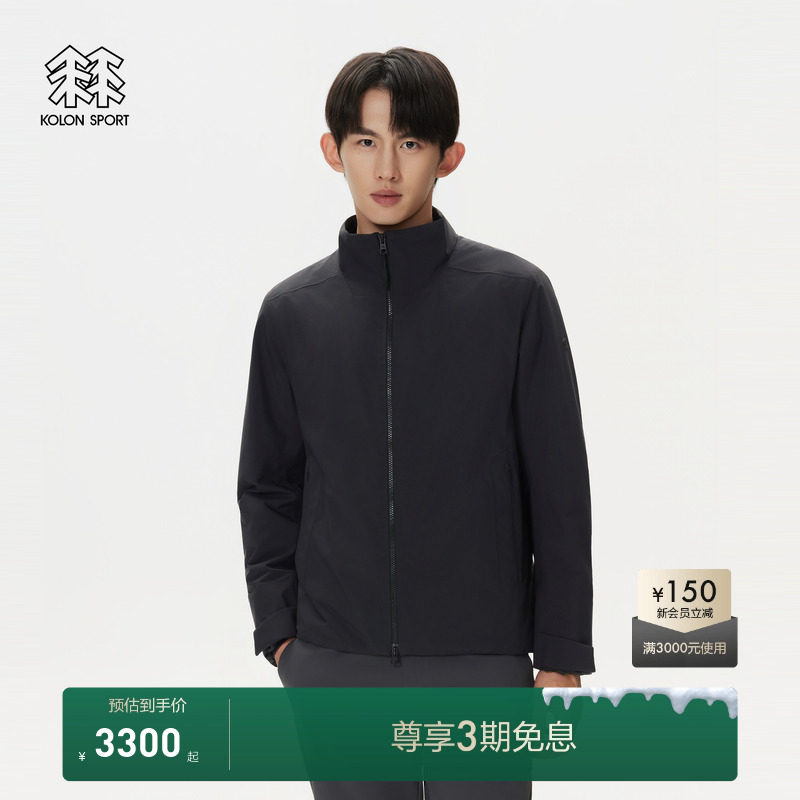 KOLON SPORT可隆保暖棉衣冬防泼水防风透湿P棉男士PERTEX棉服