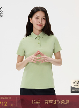 KOLON SPORT可隆速干衣SECO短袖夏季保罗衫UPF50+女士防晒POLO衫