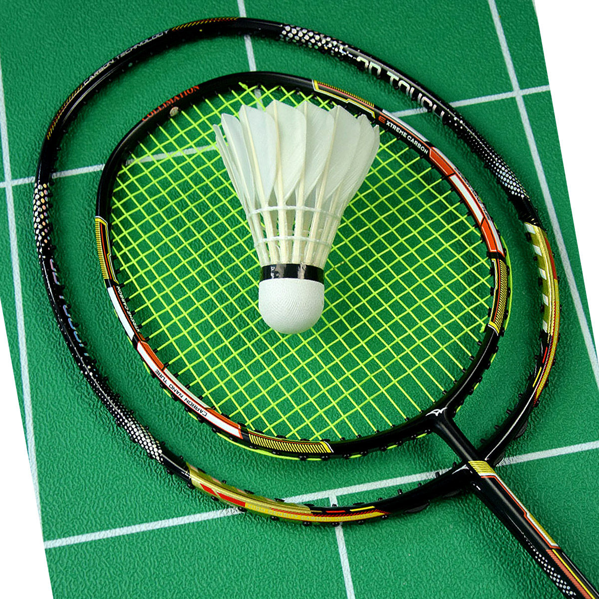 朗宁迷你甜区羽毛球拍正品小拍面训练拍全碳素纤维单拍耐用小拍框