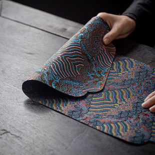 茶席双面茶具吸水中式茶巾防水茶桌干泡茶垫桌垫垫子布艺杯垫茶台