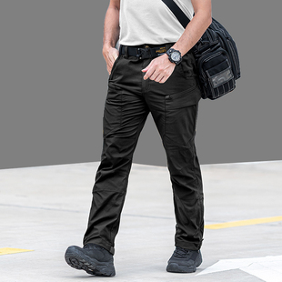 第七区 春夏季多口袋速干裤 机车骑行工装裤战术裤男户外迷彩裤
