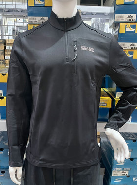 skechers斯凯奇26男新小绒保暖舒适套头卫衣休闲运动T恤P126M048