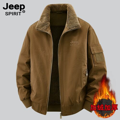 JEEPSPIRIT吉普保暖飞行员外套