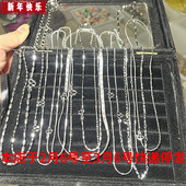 满30 包邮 100克混发铜材质保色18K项链成品链条