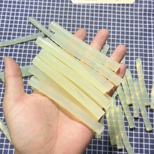 10cm胶棒饰品发饰粗胶条材料 一斤价1.1 满30 包邮