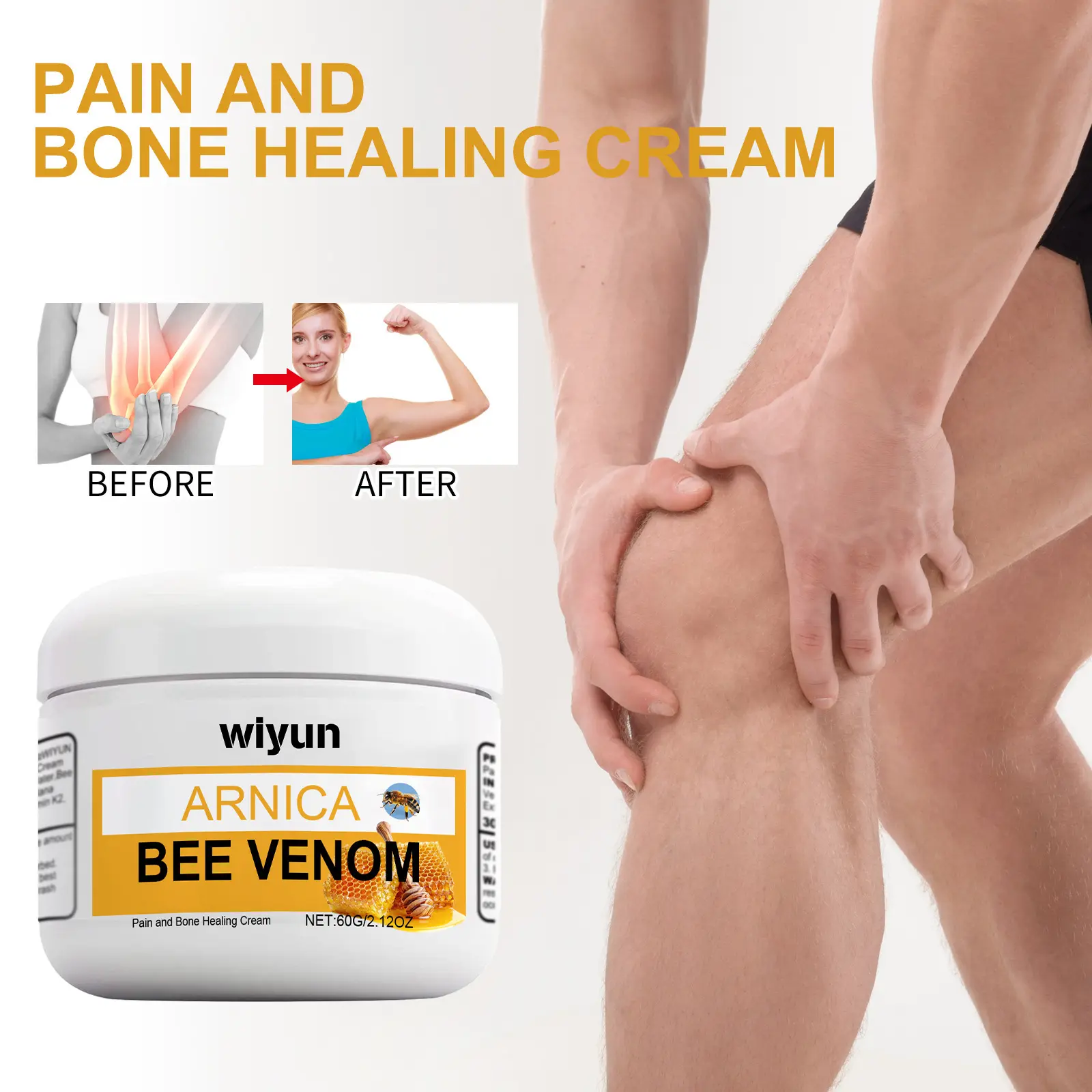 Bee Venom Joint Care Cream Relieve Stiffness and Swelling of