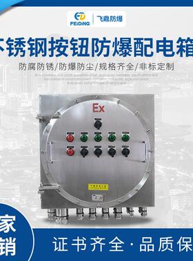 按钮箱IIC不锈钢按钮防爆配电箱304操作箱电柜仪器箱IP65防护