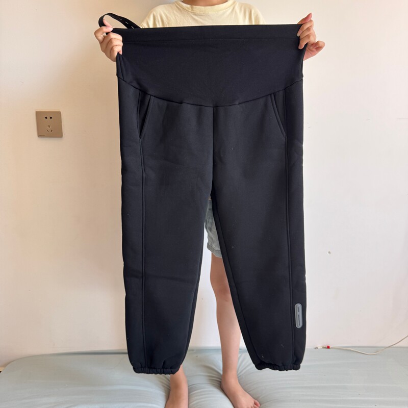 高腰孕妇裤子宽松大码秋冬季加绒