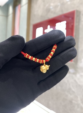 周大福传承系列南瓜葫芦黄金手链
