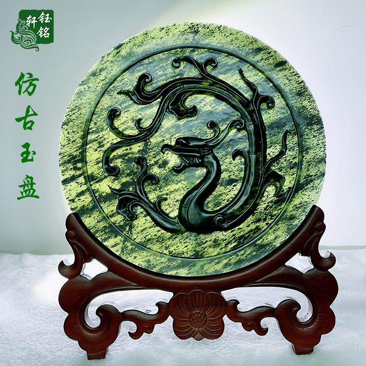 酒泉夜光杯天然玉石摆件白菜八方来财聚宝盆福禄武山鸳鸯玉雕件