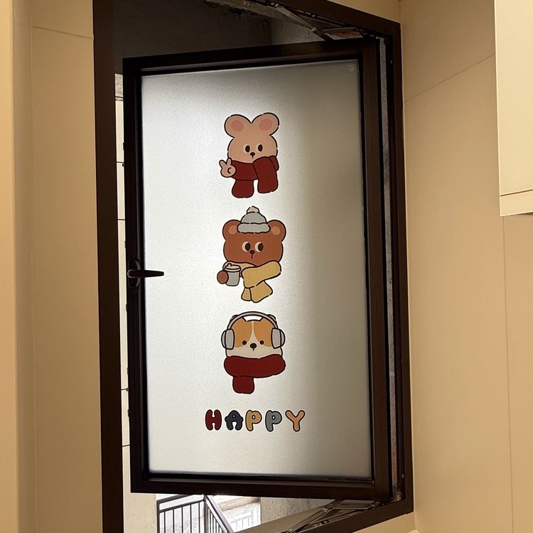 南墙壁纸厨房窗户磨砂玻璃贴膜