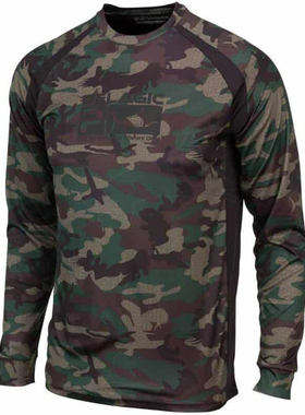 Pelagic Gear春夏户外海钓服路亚钓鱼服防晒透气防蚊长袖圆领