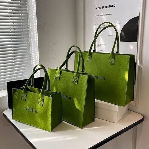 定制毛毡包手提包礼品袋
