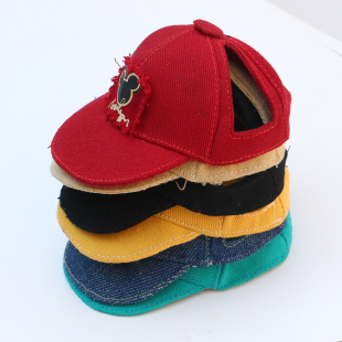 10cm娃娃ob11棒球帽17cmlabubu公仔玩偶装饰自嘲熊鸭舌帽子太阳帽