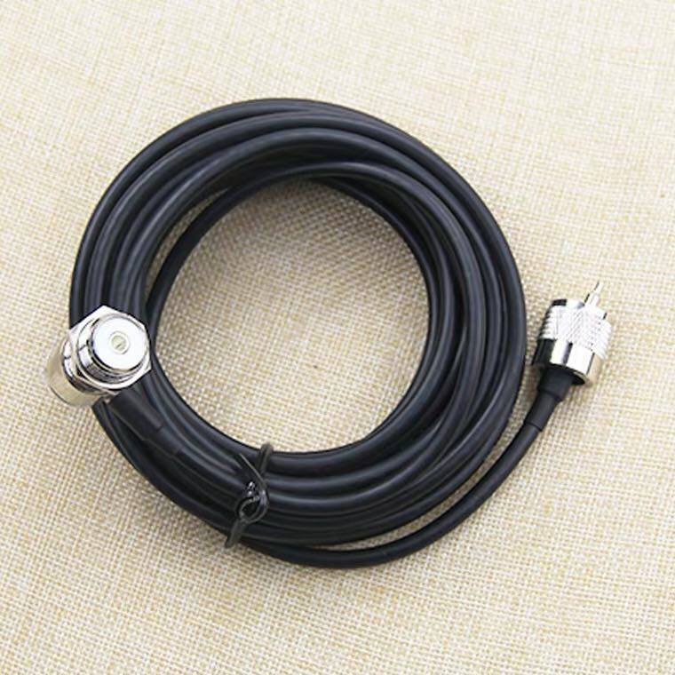 车载电台夹边线 对讲机车台馈线 50-5车载台天线引线 手台5米馈线