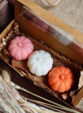 万圣节南瓜香薰蜡烛礼盒套装节日礼物家居装饰小摆件氛围感伴