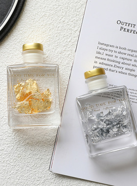 新款家居摆件无火藤条香薰精油金箔银箔客厅卫生间除味空气