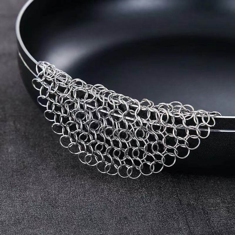 304清洁球钢丝球不掉丝刷锅网不伤锅刷锅神器除垢家用厨房洗锅网