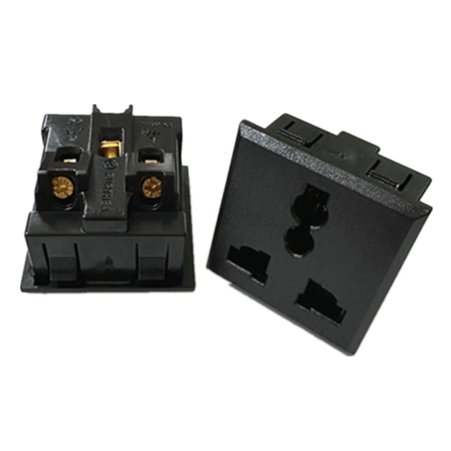 卡式多功能多用插座模块英标三孔