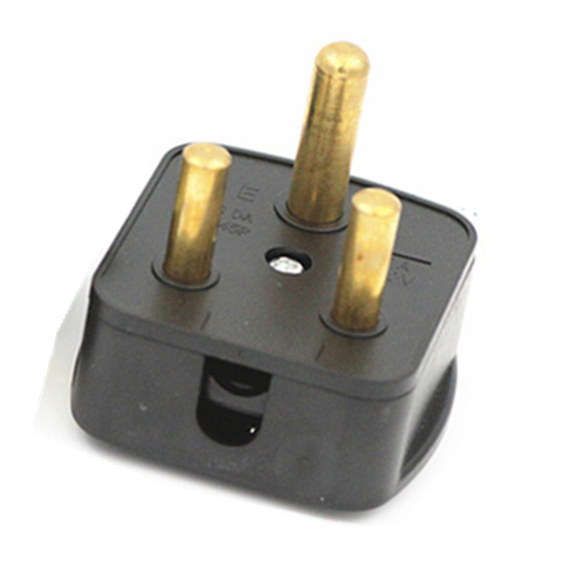 大南非插头插座25A免焊接线16A三圆脚南非工业插头发电机电源插座