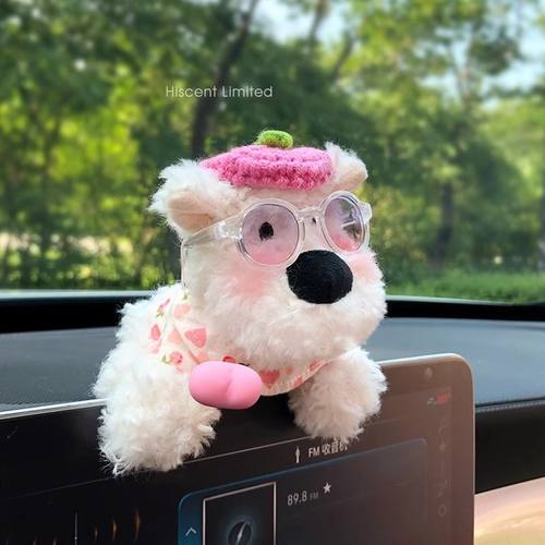 etc免贴玩偶车载屏幕摆件